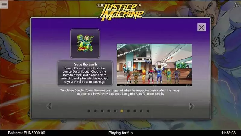Justice Machine 1x2 Gaming Slot Bonus 1