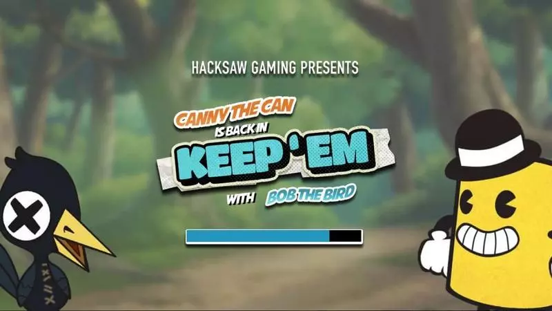 Keep'em Hacksaw Gaming Slot Introduction Screen