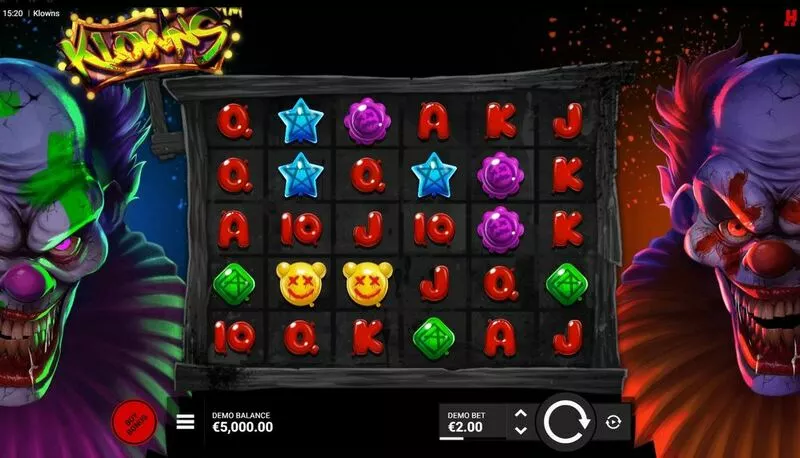 Klowns Hacksaw Gaming Slot Main Screen Reels