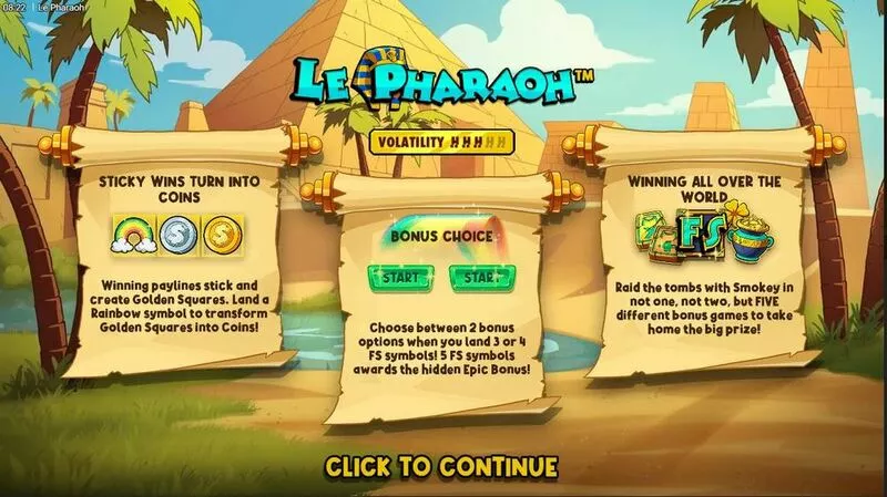 Le Pharaoh Hacksaw Gaming Slot Info and Rules