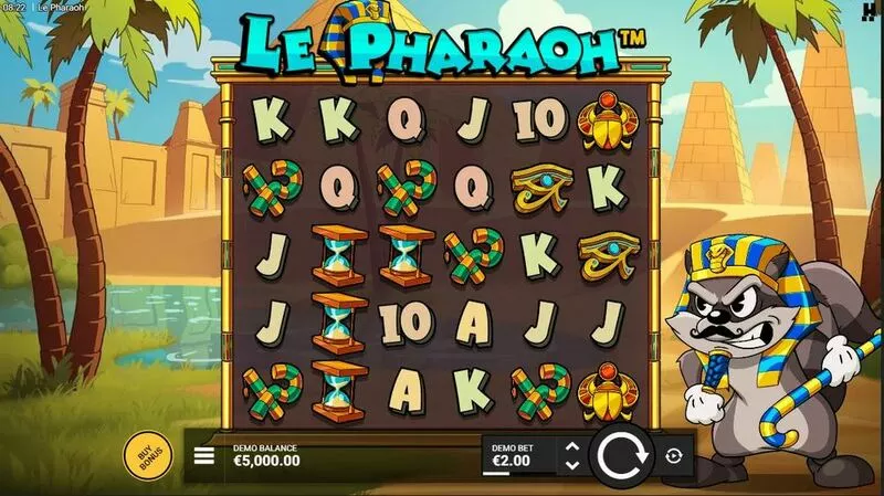 Le Pharaoh Hacksaw Gaming Slot Main Screen Reels