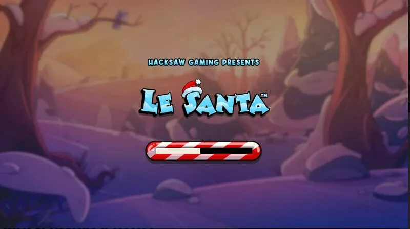 Le Santa Hacksaw Gaming Slot Introduction Screen