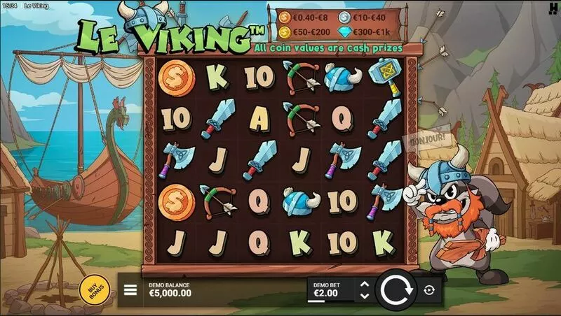 Le Viking Hacksaw Gaming Slot Main Screen Reels