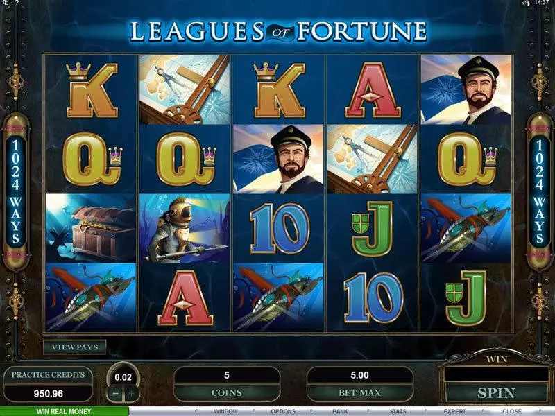 Leagues of Fortune Microgaming Slot Main Screen Reels