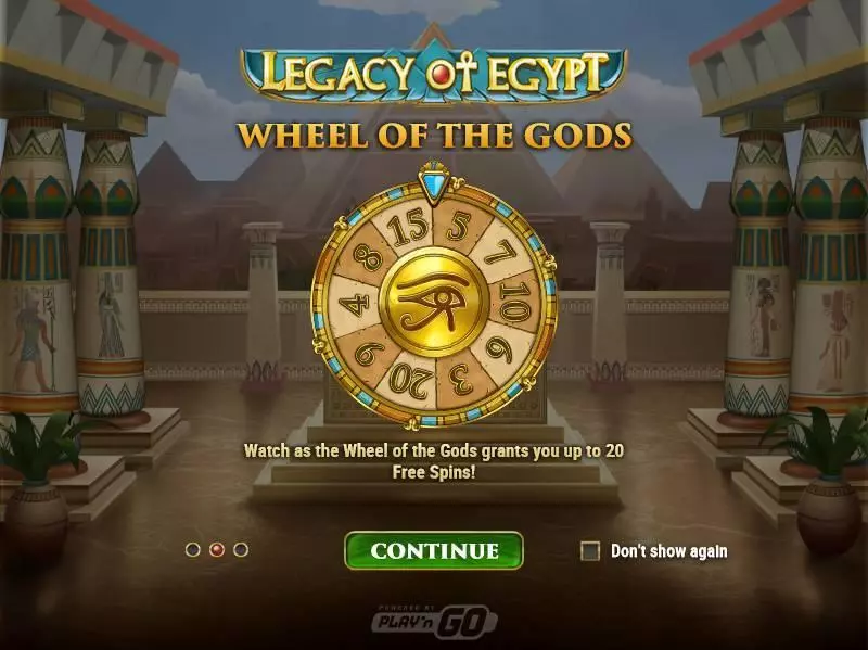 Legacy of Egypt Play'n GO Slot Bonus 2