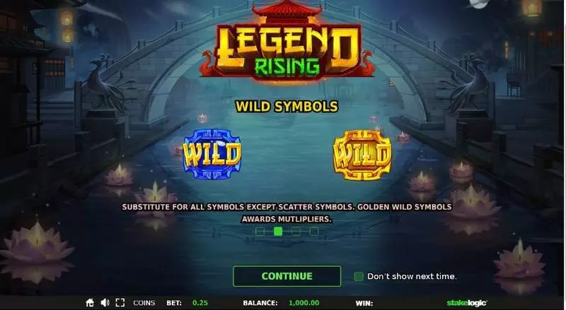 Legend Rising StakeLogic Slot Info and Rules