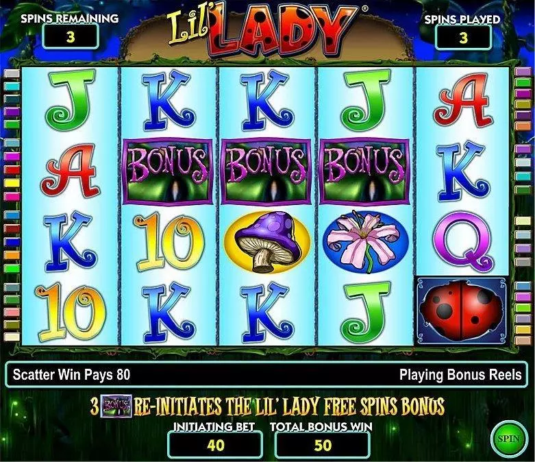 Lil’ Lady IGT Slot Introduction Screen