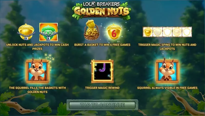Lock Breakers – Golden Nuts Buy Bonus Greentube Slot Info and Rules
