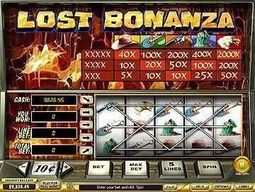 Lost Bonanza PlayTech Slot Main Screen Reels
