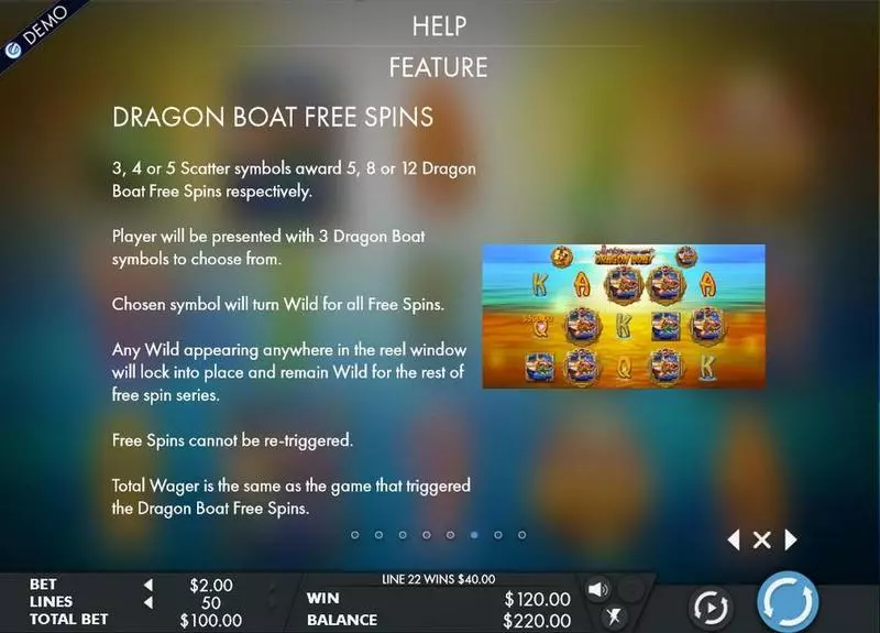 Lucky Dragon Boat Genesis Slot Info and Rules