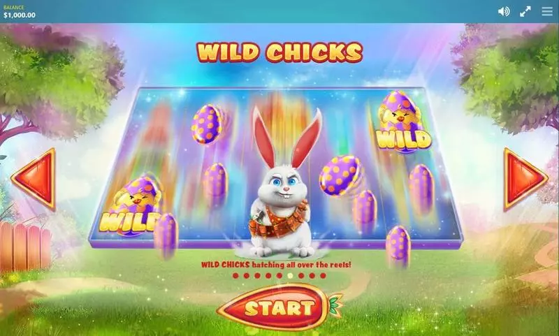 Lucky Easter Red Tiger Gaming Slot Info and Rules