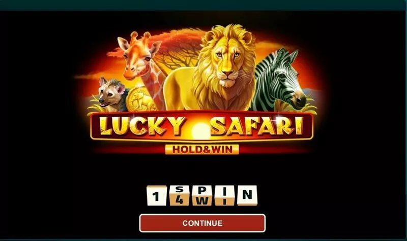 Lucky Safari 1Spin4Win Slot Introduction Screen