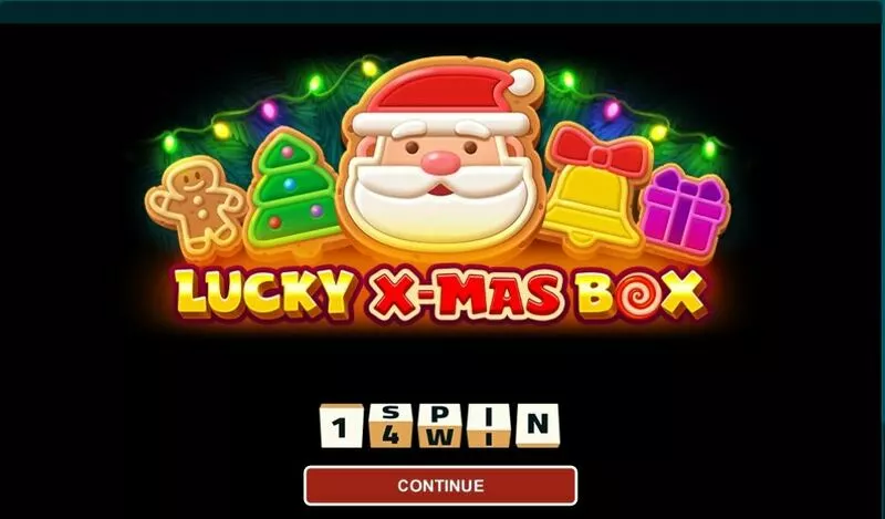 Lucky Xmas Box 1Spin4Win Slot Introduction Screen