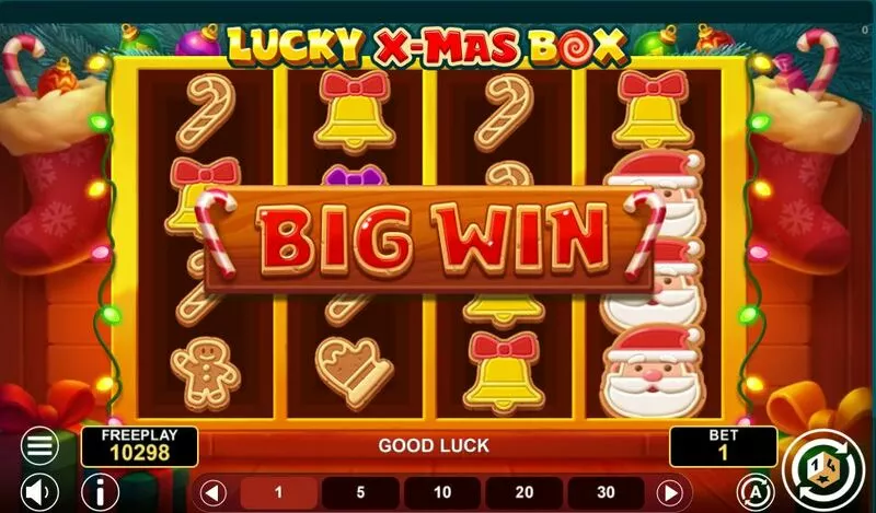 Lucky Xmas Box 1Spin4Win Slot Winning Screenshot