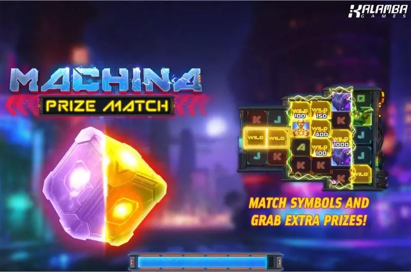 Machina PrizeMatch Kalamba Games Slot Introduction Screen