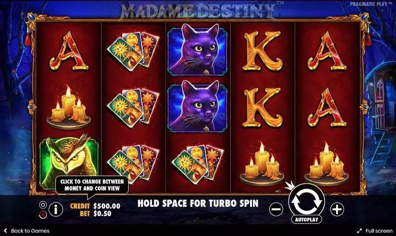 Madame Destiny Pragmatic Play Slot Main Screen Reels