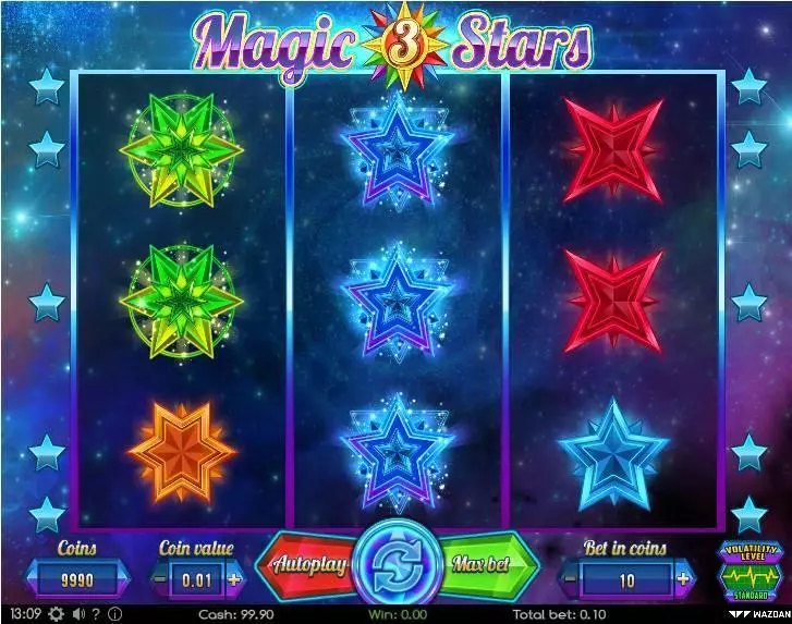 Magic Stars 3 Wazdan Slot Main Screen Reels