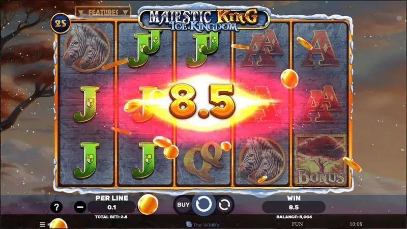 Majestic King- Ice Kingdom Spinomenal Slot Winning Screenshot