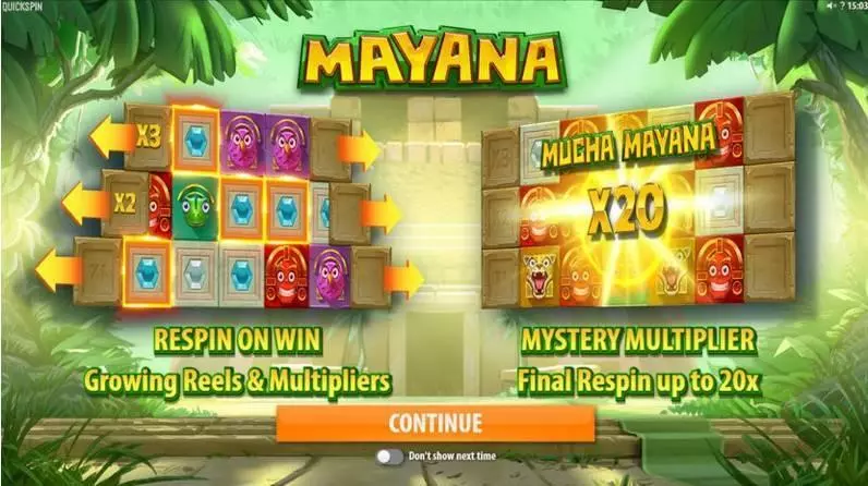 Mayana Quickspin Slot Bonus 1
