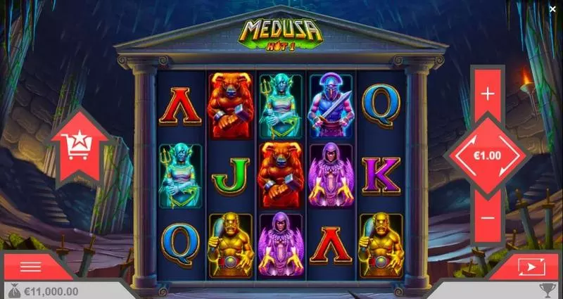 Medusa Hot 1 ReelPlay Slot Main Screen Reels