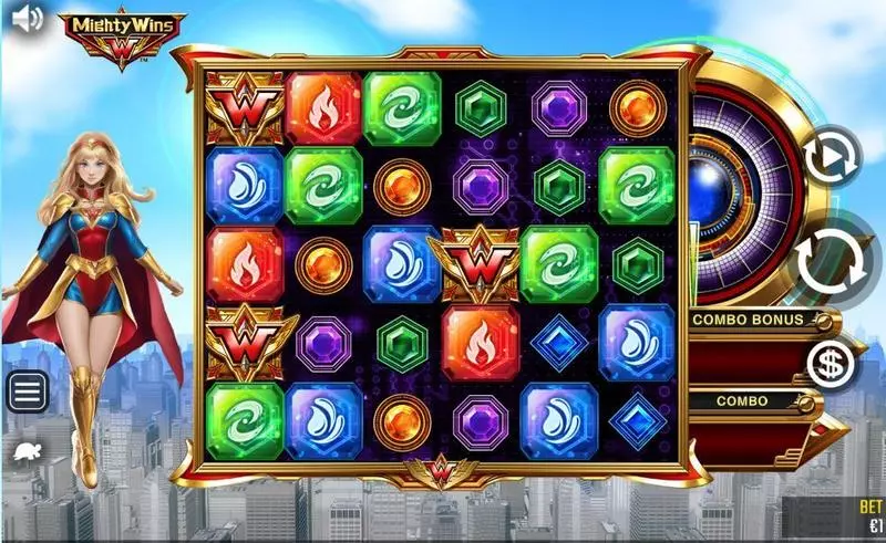 Mighty Wins Win Fast Games Slot Main Screen Reels