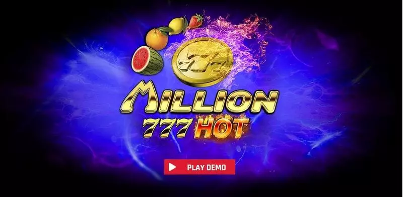 Million 777 Hot Red Rake Gaming Slot Introduction Screen