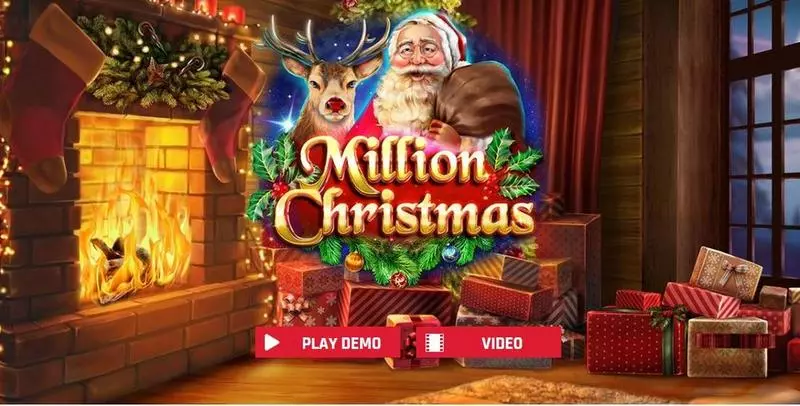 Million Christmas Red Rake Gaming Slot Introduction Screen