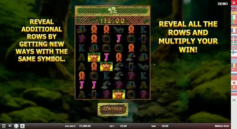 Million Irish Red Rake Gaming Slot Info and Rules