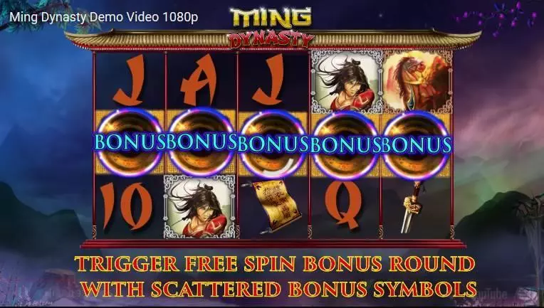 Ming Dynasty 2 by 2 Gaming Slot Free Spins Feature