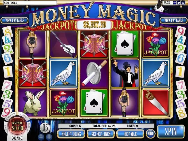Money Magic Rival Slot Main Screen Reels