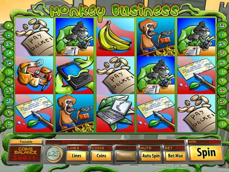 Monkey Business Saucify Slot Main Screen Reels