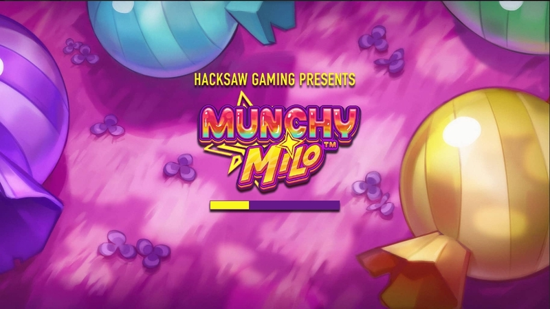 Munchy Milo Hacksaw Gaming Slot Introduction Screen