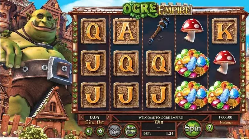 Ogre Empire BetSoft Slot Main Screen Reels