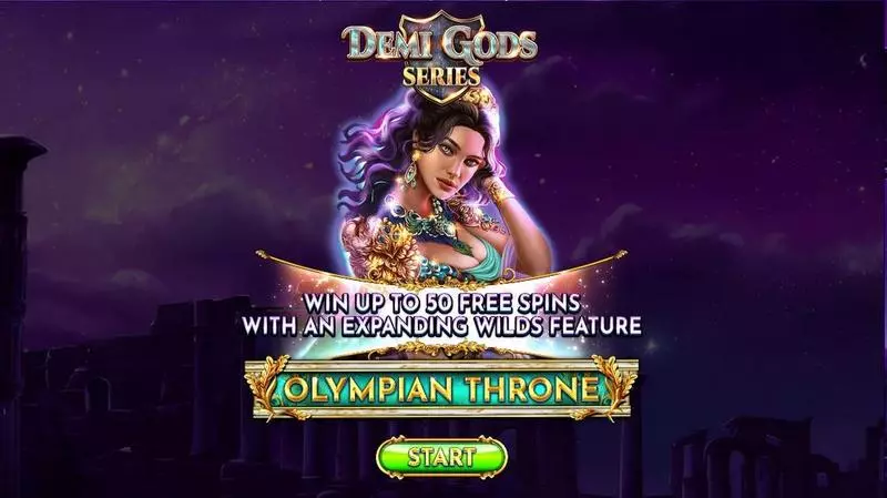 Olympian Throne Spinomenal Slot Introduction Screen