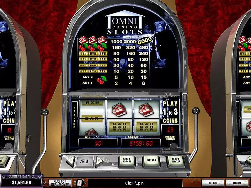 Omni Casino PlayTech Slot Main Screen Reels