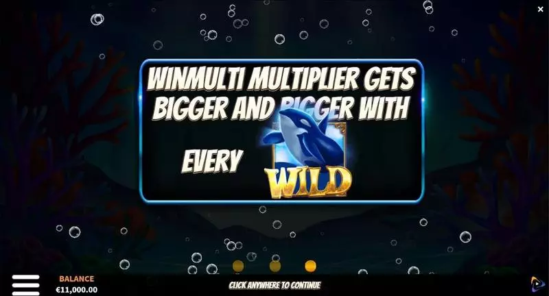 Orca's Wild Bonanza ReelPlay Slot Paytable