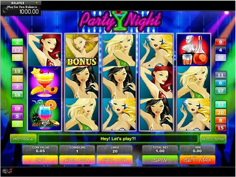 Party Night GamesOS Slot Main Screen Reels