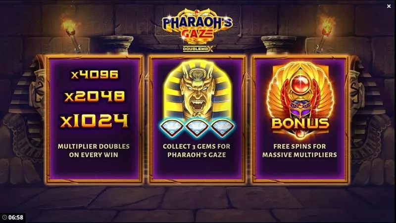Pharaoh’s Gaze DoubleMax Bang Bang Games Slot Info and Rules