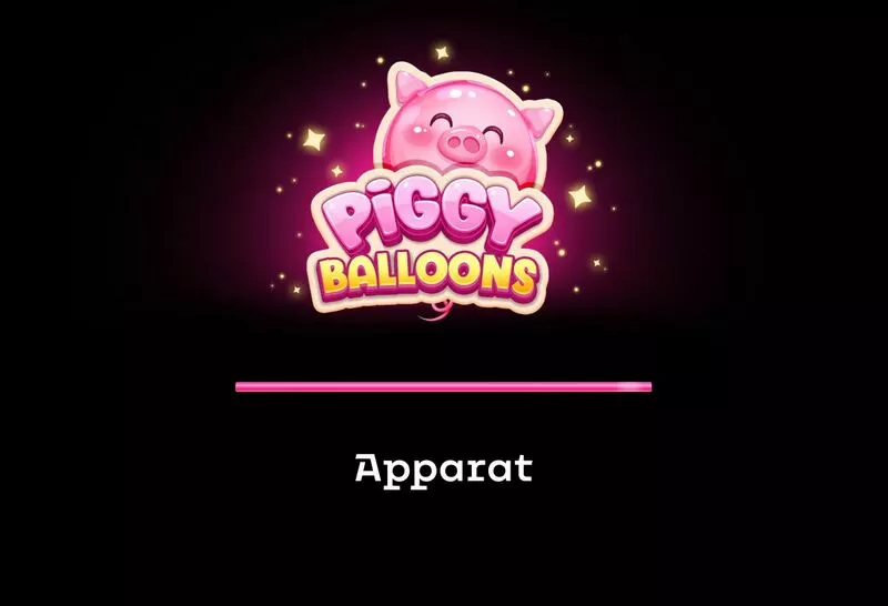 Piggy Balloons Apparat Gaming Slot Introduction Screen
