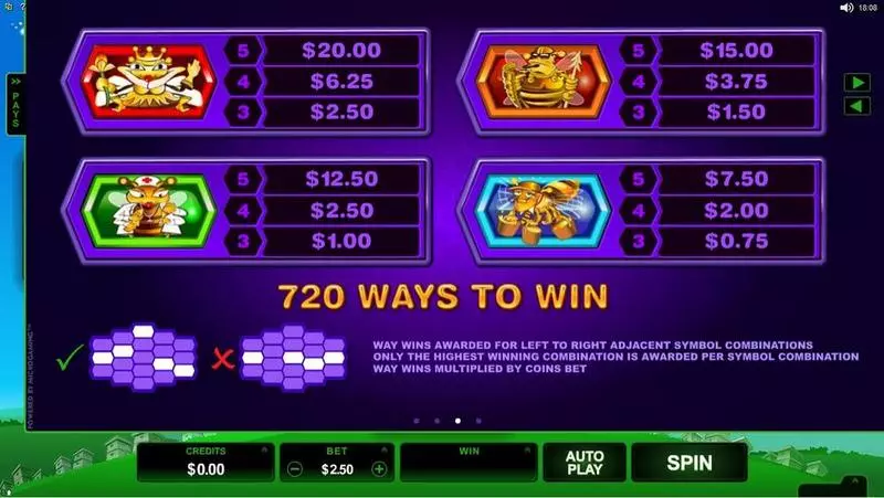 Pollen Party Microgaming Slot Info and Rules