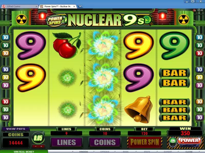 Power Spins - Nuclear 9's Microgaming Slot Bonus 1
