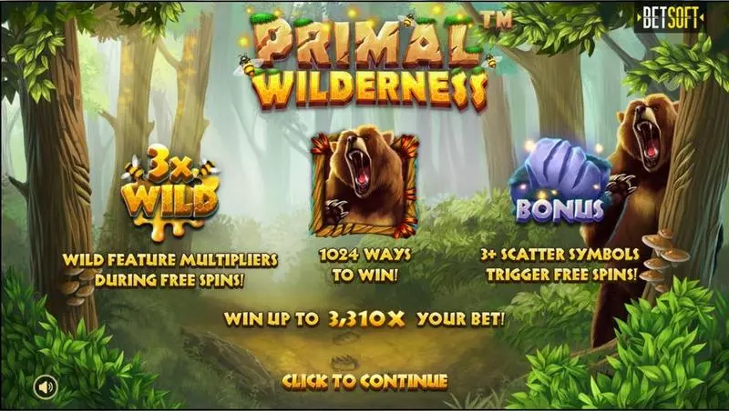 Primal Wilderness  BetSoft Slot Info and Rules