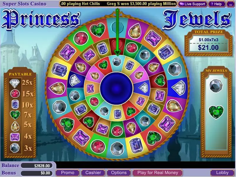 Princess Jewels WGS Technology Slot Bonus 1