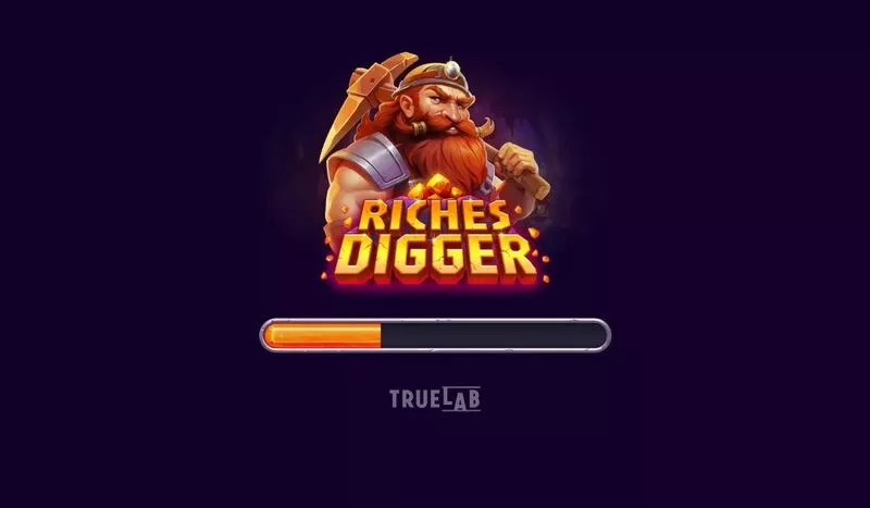 Riches Digger TrueLab Games Slot Introduction Screen