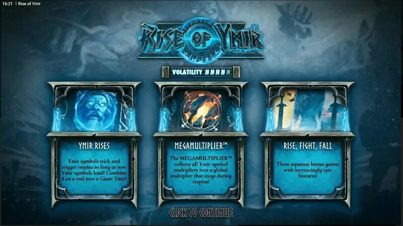 Rise of Ymir Hacksaw Gaming Slot Info and Rules