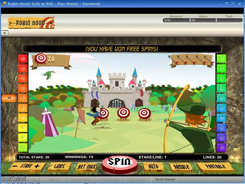Robin Hood bwin.party Slot Bonus 2