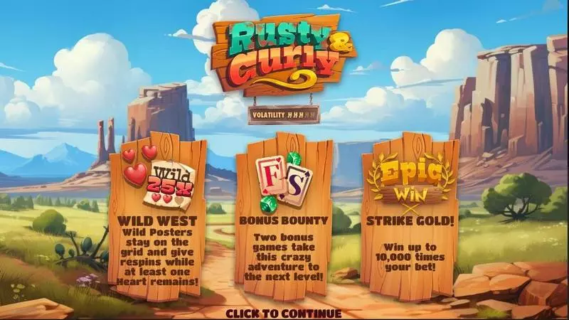 Rusty and Curly Hacksaw Gaming Slot Info and Rules