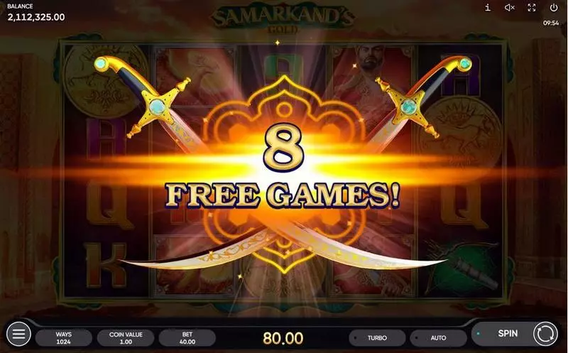 Samarkand's Gold Endorphina Slot Bonus 2