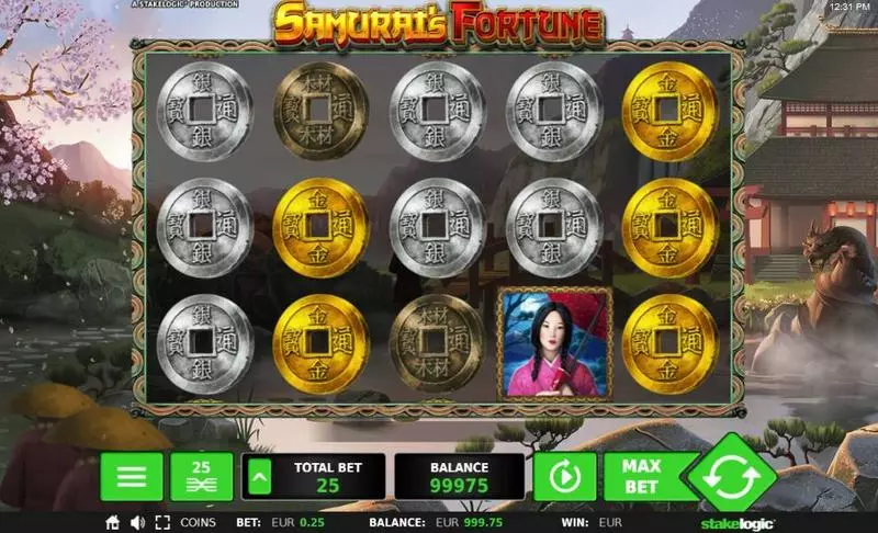 Samurai’s Fortune StakeLogic Slot Main Screen Reels