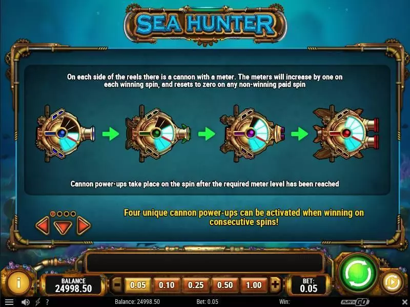 Sea Hunter Play'n GO Slot Bonus 1